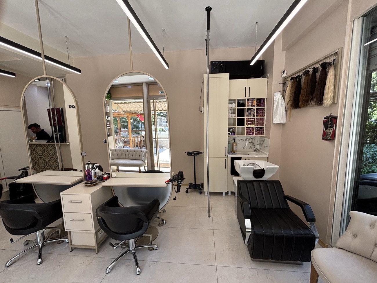 Ferah salon iç mekânı