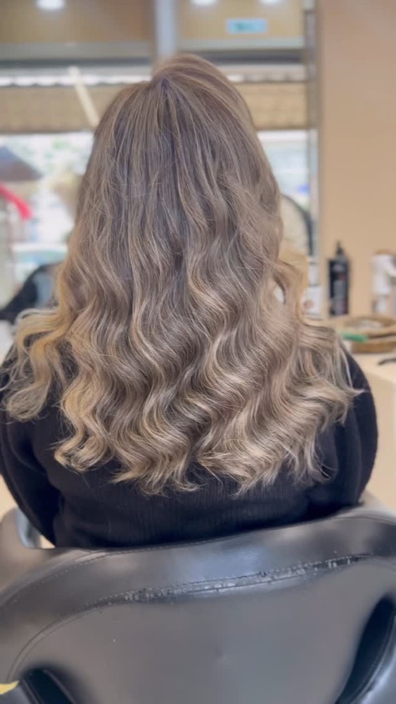 Ombre saç rengi çalışması
